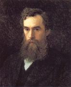 Ivan Nikolaevich Kramskoy Portrait of Pavel Tretyakov oil painting artist